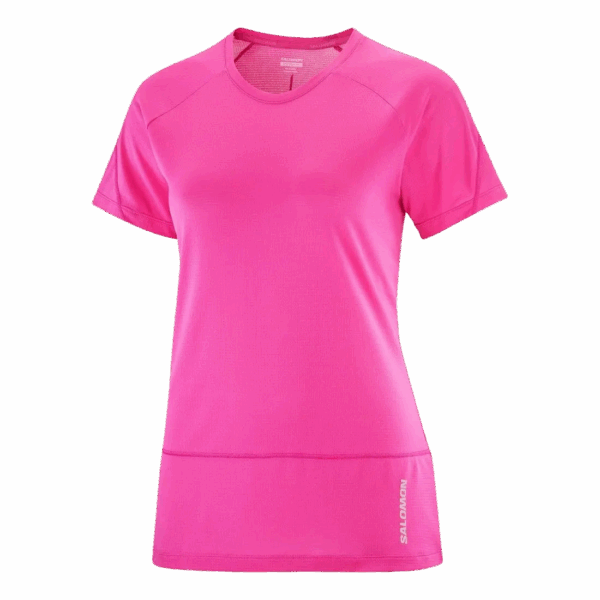 SALOMON CROSS RUN T-SHIRT Damen Pink M