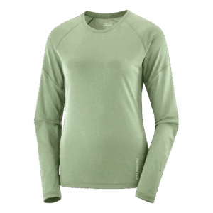 SALOMON CROSS RUN LS Damen Grün XXL