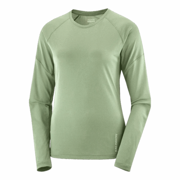 SALOMON CROSS RUN LS Damen Grün XXL
