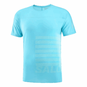 SALOMON AERO GFX TEE Herren Blau L