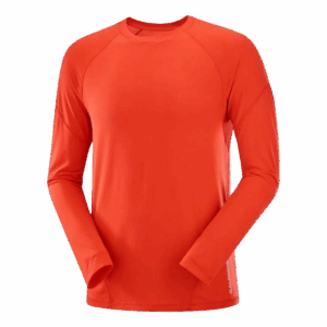 SALOMON CROSS RUN LS TEE Herren Rot S