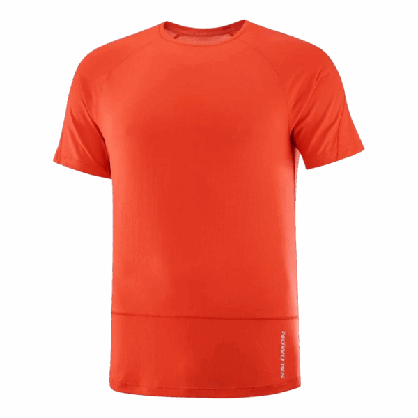 SALOMON T-SHIRT CROSS RUN SS TEE Herren Rot XL