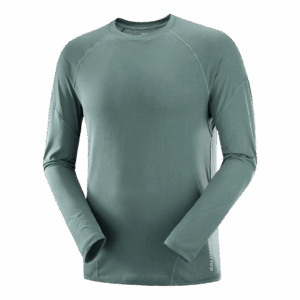 SALOMON CROSS RUN LS TEE Herren Türkis XXL