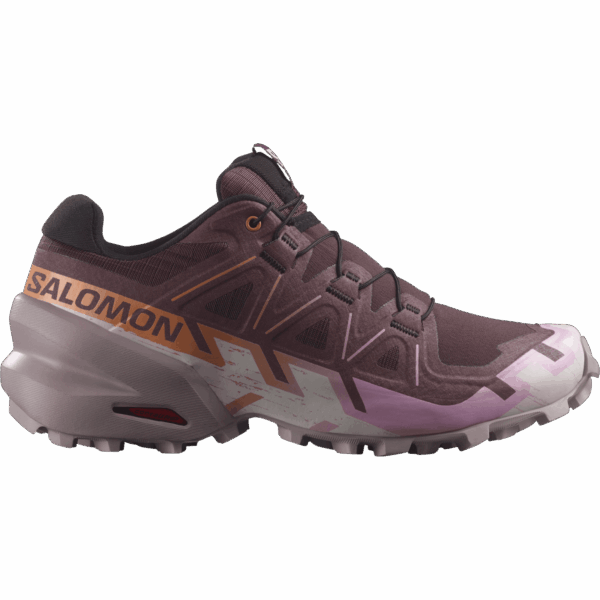 SALOMON SPEEDCROSS 6 Trailschuhe Damen Catawba Grape/Papaya/Deauville Mauve 38 2/3