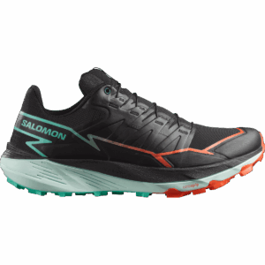 SALOMON THUNDERCROSS Trailschuhe Herren Black / Cherry Tomato / Electric Green 42