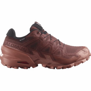 SALOMON SPEEDCROSS 6 GTX Trailschuhe Damen Rum Raisin / Barn Red / Canyon Clay 40
