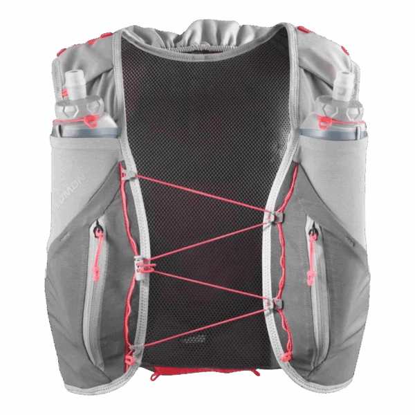 SALOMON ADV SKIN 12 Laufweste Unisex 2024 Castel/Alloy/Neon Flame M