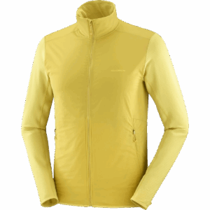 SALOMON ESSENTIAL LIGHTWARM HYBRID Midlayer-Jacke M Herren CRESS GREEN XL