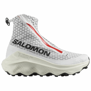 Salomon S/LAB ULTRA DUST Trailschuhe Unisex White/Fiery Red/Vanilla Ice 45 1/3