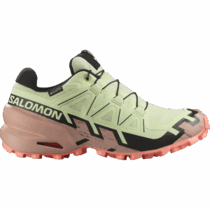 SALOMON SPEEDCROSS 6 GTX Trailschuhe Damen Lime Cream / Mahogany Rose / Black 43 1/3