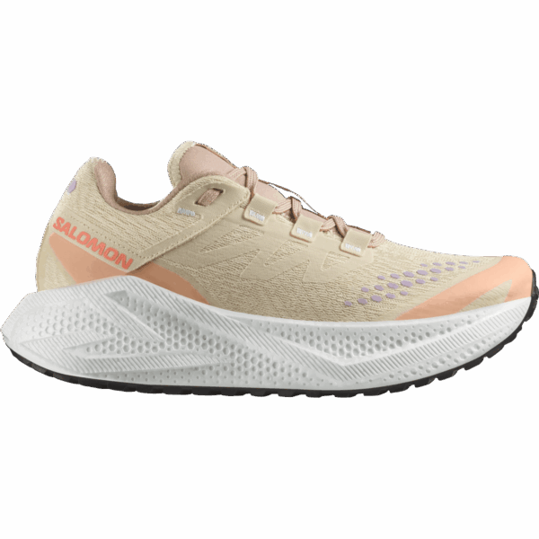 SALOMON AERO GLIDE 3 GRVL Gravel-Laufschuhe Damen Shortbread/White/Fusion Coral 40 2/3