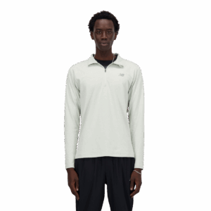 NEW BALANCE SPACE DYE 1/4 ZIP-Shirt Herren Athletic Grey S
