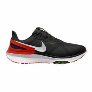 NIKE STRUCTURE 25 Laufschuhe Herren BLACK/WHITE-PICANTE RED-A 40
