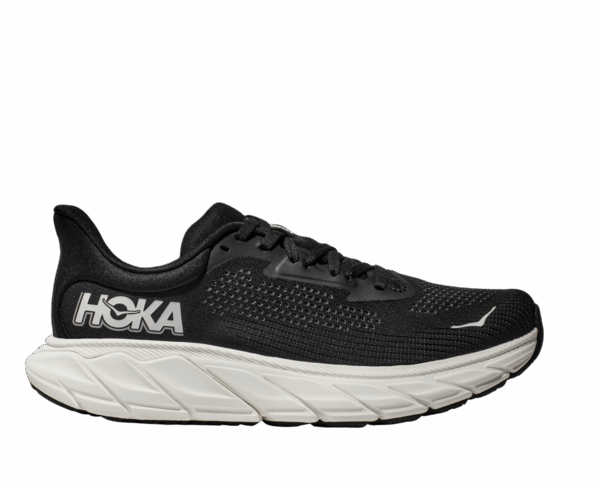 HOKA ARAHI 7 Laufschuhe Damen BLACK / WHITE D (breit) 40 2/3