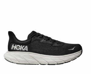 HOKA ARAHI 7 Laufschuhe Damen BLACK / WHITE D (breit) 41 1/3