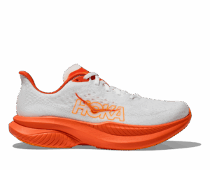 HOKA MACH 6 Laufschuhe Damen FROST / LAVA B (normal) 40
