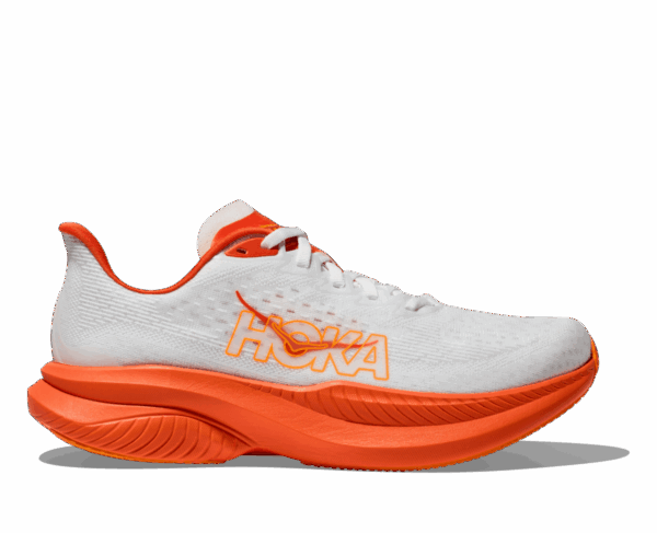 HOKA MACH 6 Laufschuhe Damen FROST / LAVA B (normal) 40