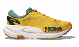 HOKA MAFATE X Laufschuhe Herren ZEST / MOUNTAIN FOG Gr. 44