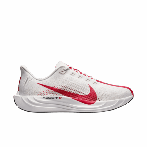 NIKE PEGASUS PLUS Laufschuhe Herren PLATINUM TINT/UNIVERSITY RED/PHANTOM 40