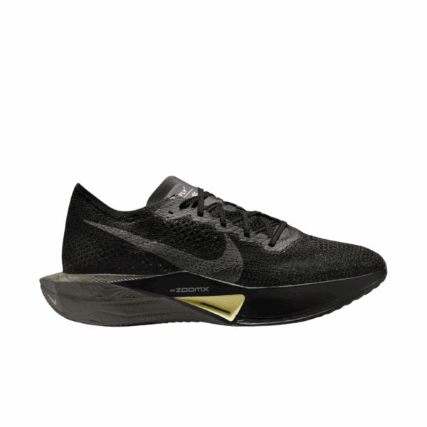 NIKE ZOOMX VAPORFLY 3 NEXT % Laufschuhe Herren Schwarz/Olive Aura/Metallic Medium Ash 40