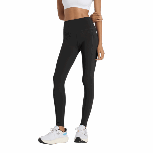 NEW BALANCE SLEEK POCKET HIGH RISE LEGGINGS 27INCH Damen Black S