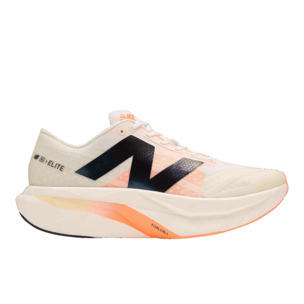 NEW BALANCE FUELCELL SC ELITE V4 Laufschuhe Herren WHITE/ANGORA/HOT MANGO D (normal) 45