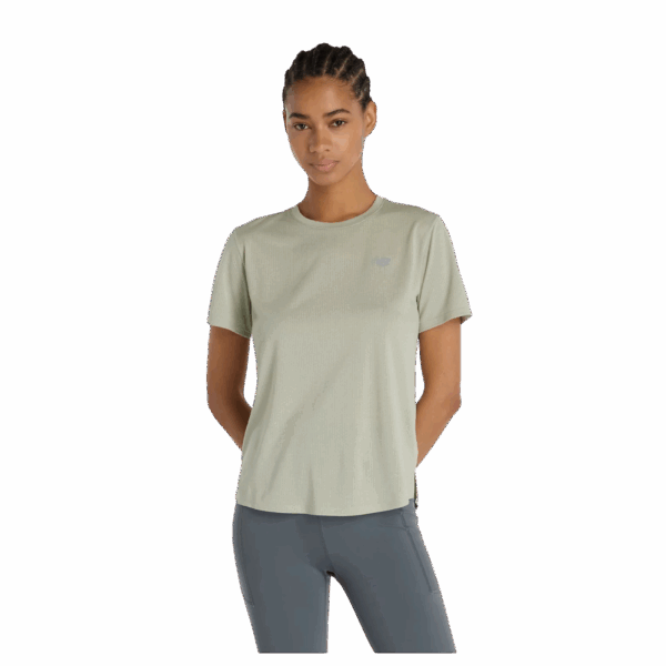 NEW BALANCE ATHLETICS T-SHIRT Damen GARTER SNAKE HEATHER L