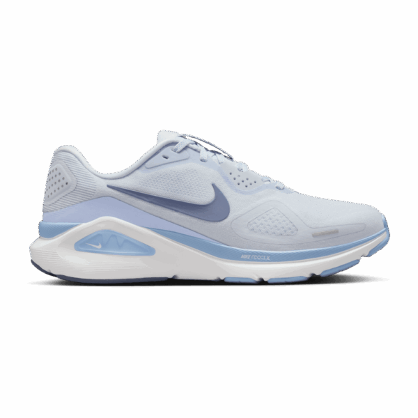 Nike Structure 26 Laufschuhe Damen FOOTBALL GREY/WORLD INDIGO-ALUMINUM D (breit) 39