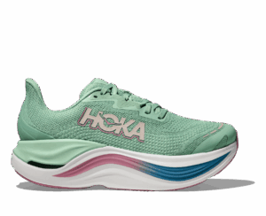 HOKA SKYWARD X Laufschuhe Damen JADEITE / DRIED ROSE 40