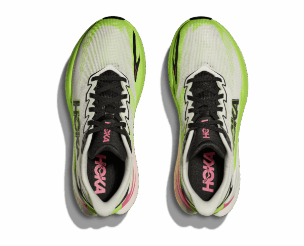 Hoka MACH X 3 Damen WHITE / NEON LIME Gr. 38 2/3