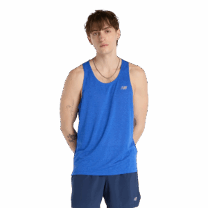 NEW BALANCE ATHLETICS SINGLET Herren BLUE GEMSTONE HEATHER M