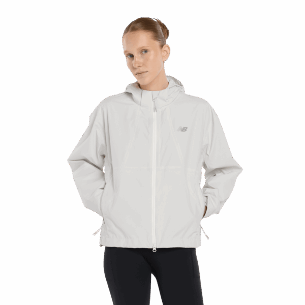 NEW BALANCE BETTER RUN WATERPROOF JACKET Damen Grey XS