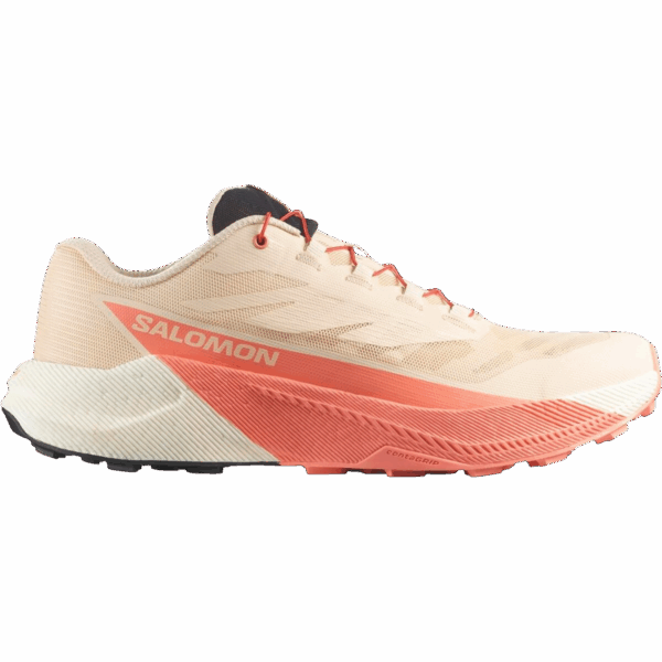 Salomon PULSAR Trailschuhe W Damen Tender Peach/Vanilla Ice/Fusion Coral 40 2/3