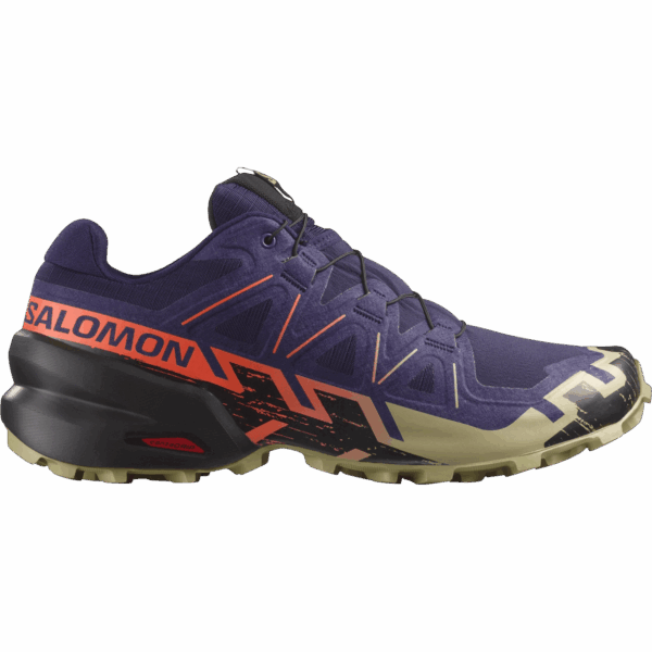 SALOMON SPEEDCROSS 6 Trailschuhe Herren Maritime Blue/Black/Cherry Tomato 47 1/3