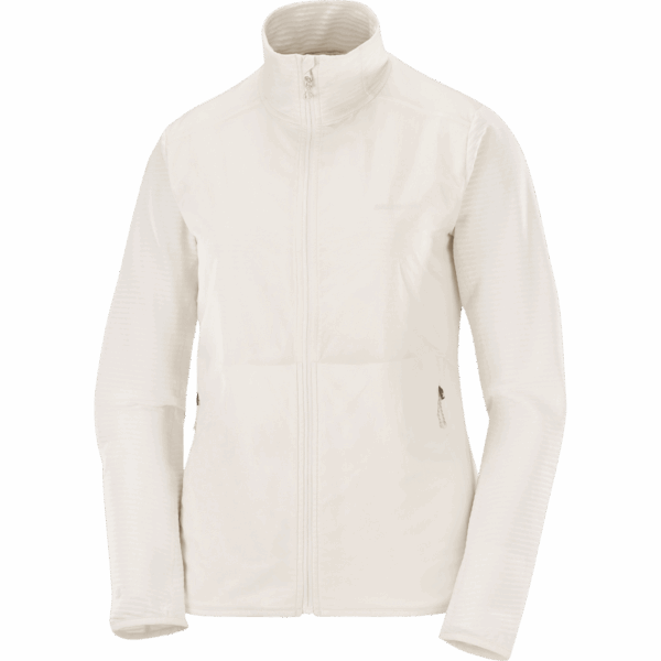 SALOMON ESSENTIAL LIGHTWARM HYBRID Midlayer-Jacke W Damen WHISPER WHITE XS