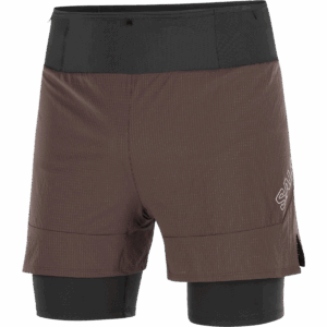 SALOMON SENSE AERO 2IN1 Shorts Herren COFFEE BEAN XL