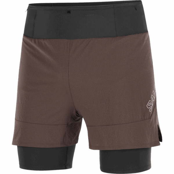 SALOMON SENSE AERO 2IN1 Shorts Herren COFFEE BEAN XL
