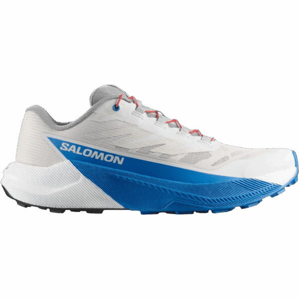 Salomon PULSAR Trailschuhe Herren Lunar Rock/White/French Blue 44 2/3