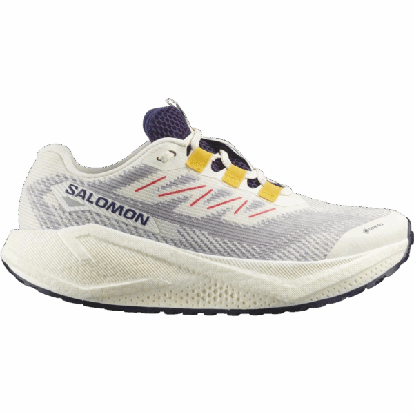 Salomon AERO BLAZE 3 GRVL GTX Gravel-Laufschuhe Damen Vanilla Ice/Astral Aura/Lemon 42