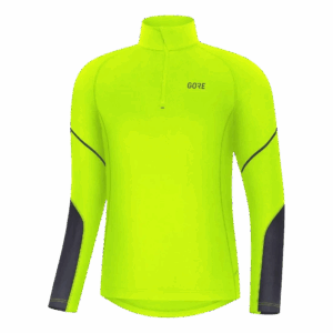 GORE WEAR MID LONG SLEEVE ZIP SHIRT Herren Gelb XXL