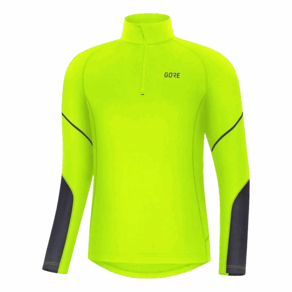 GORE WEAR MID LONG SLEEVE ZIP SHIRT Herren Gelb XXL