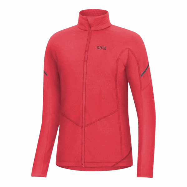 GORE WEAR THERMO LONGSLEEVE ZIP SHIRT Damen Rot 42