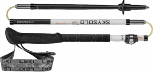 LEKI SKYSOLO FX.ONE CARBON Unisex white-black-orange Gr. 130