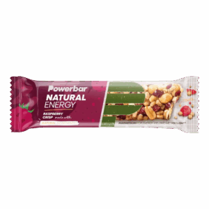 POWERBAR NATURAL ENERGY VEGAN RASPBERRY CRISP MHD 10/2025!!!