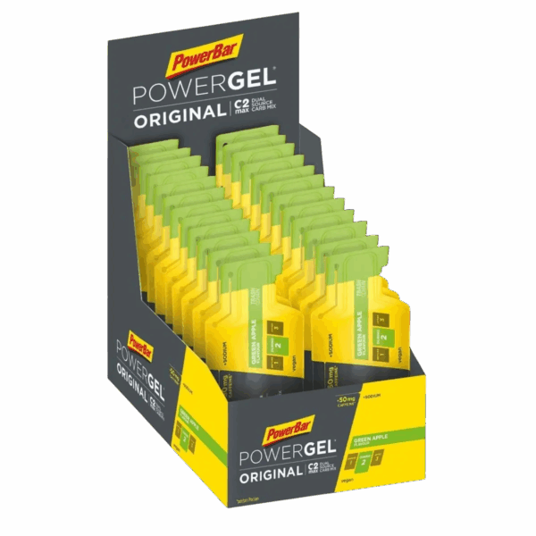 POWERBAR POWERGEL GREEN APPLE BOX