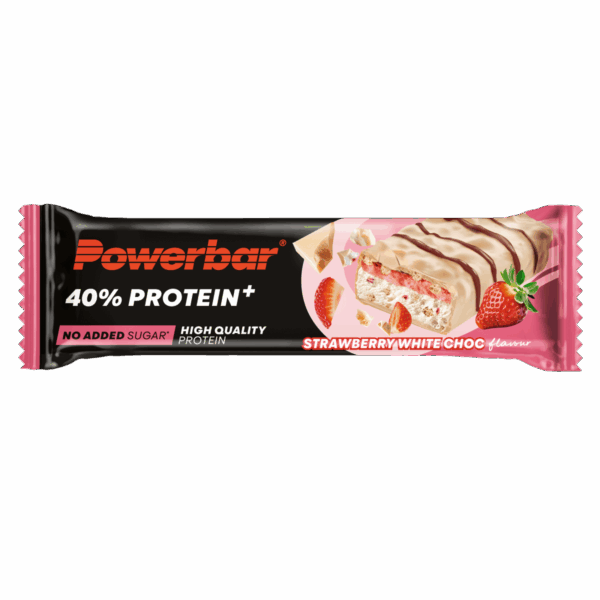 POWERBAR 40% PROTEIN+ CRISP RIEGEL White Choc Strawberry 1 Stück