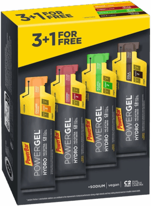 POWERBAR POWERGEL HYDRO 3+1 GRATIS - MULTIFLAVOUR VOTEILSPACK