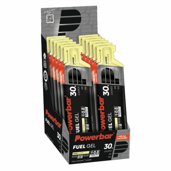 POWERBAR FUELGEL 30 BOX LEMON CAFFEINE Lemon Caffeine