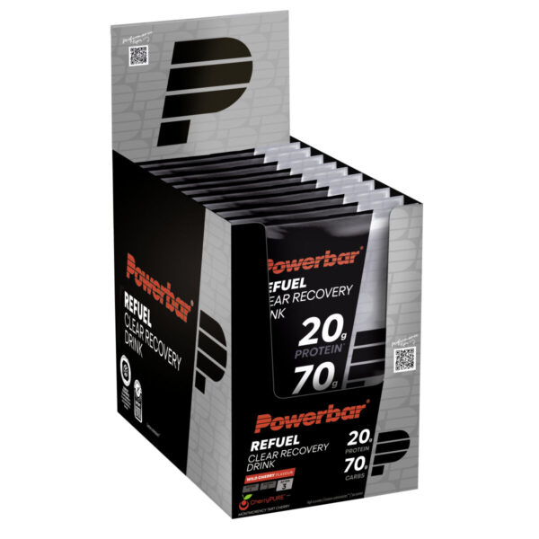 POWERBAR BLACKLINE REFUEL Recovery Drink Box (10x 100g)