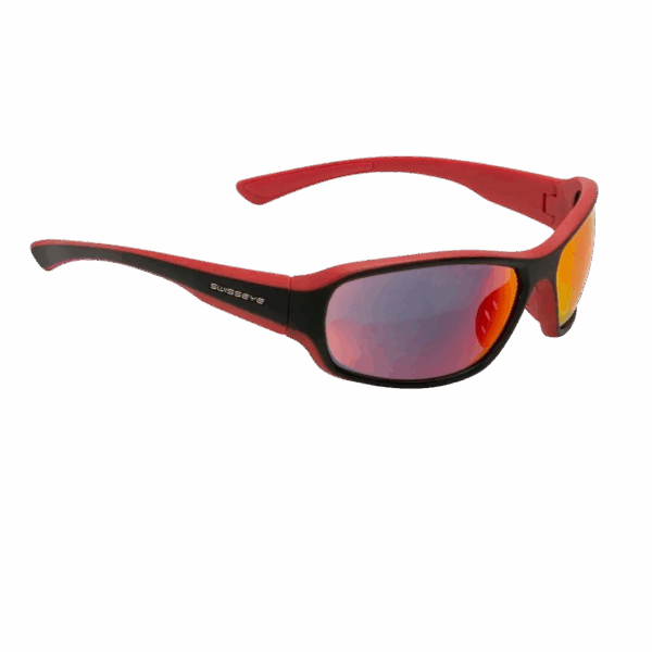 SWISS EYE FREERIDE Sportbrille Unisex BLACK MATT/RED